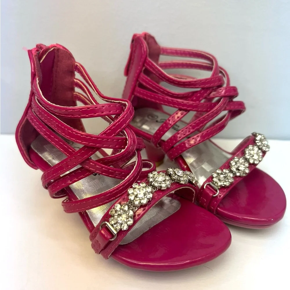 Fabulous - Lety, Toddler Size:4, Pink Rhinestone Shoes, New‎ with tag
